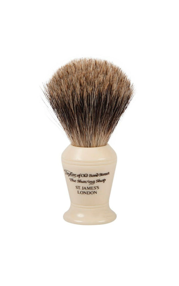 Taylor Of Old Bond Street Pure Badger Shaving Brush - Ivory